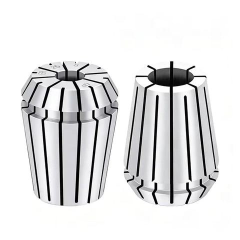High Precision ER25 Collet Chuck For CNC Machines 0.003mm Tolerance Spring Tool Holder in two views