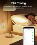 No Brainer Smart Dimmer Switch For Single Pole 2.4GHz WiFi Works With Alexa And Google Home Voice And App Remote Control Timer