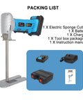 Beast 300W Foam Cutter With Adjustable 6, 8, and 12 Inch Cutting Heights packing list and accessories