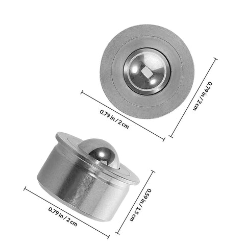 Built Tough Universal Ball Transfer Unit With Premium 440C Steel Rollers And Rust Resistant Stainless Steel Base For Slick Runnin Load Movement In Industrial Material Handling Systems