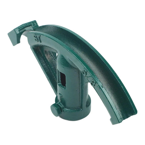 Ergonomic Manual Pipe Bender For Carbon Steel Water Gas Electrical Tubes. Compact hand bending tool with steel frame detail.