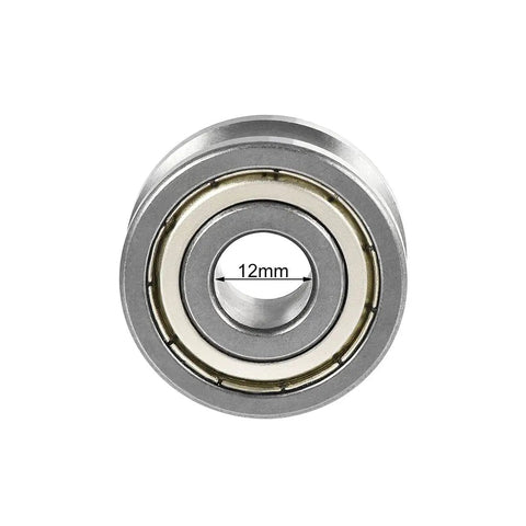 Rock Solid U Groove Track Roller Bearing Lfr5201-12 12x35x16mm precision shielded chromium steel, showing 12mm inner diameter.