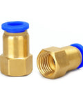 Pro Grade Pneumatic Quick Connector Air Fitting Brass For 4mm To 12mm Hose 1/8 Inch To 1/2 Inch Female Threads Quick Release Coupler
