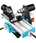 SiCWedIm Bench Drill Precision DIY Wood Beads Lathe 400W with aluminum bed and metal components for jewelry crafting.