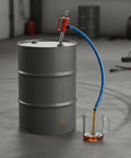 Beast Drill Powered Spiral Oil Transfer Pump With Reversible Bidirectional Action Liquid Extractor Auxiliary Handle Ideal For Workshop Automotive Service And Maintenance 1M Hose, metal drum oil transfer