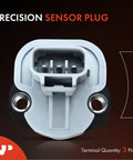 TPS Throttle Position Sensor With 3 Blade Plug For Dodge Ram Chrysler SUVs And Trucks 1997 To 2007 Plug And Play Replacement Part Easy Install High Quality Auto Sensor, 3 pins