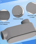 2 Pack 1-1/2 Inch Rigid PVC Conduit Body Type LB Slip X Slip with cover and gasket, waterproof and rust-proof design.