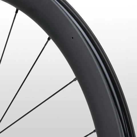 105 WH RS710 C46 Carbon Road Wheel Tubeless Ready Black Rear 46mm Rim 21mm Internal Width Aero Performance