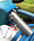 Stainless Steel V Shaped Pool Clip Universal Set For One And A Quarter Inch Poles used with pool accessory attachment