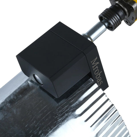 C5A2 Impact Power Assisted Crimper For Sheet Metal And Ductwork HVAC Pro Tools, Pipe Crimper For Galvanized Round Pipes 30 To 24 Gauge