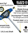 Eight-Piece T-Handle Hex Key Set With Six Inch Blades, Metric Allen Wrenches, Stand Included, Pro Grade Durability, Rust Resistant Steel, Double-Ended Keys For Tight Spaces