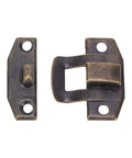 Dope 100 Set Sturdy Iron Toggle Hasp Latches For Wooden Boxes And Cabinets Antique Bronze Finish Perfect For Jewelry Storage And Craft Projects That Pop. antique bronze iron toggle hasp latch set, front view
