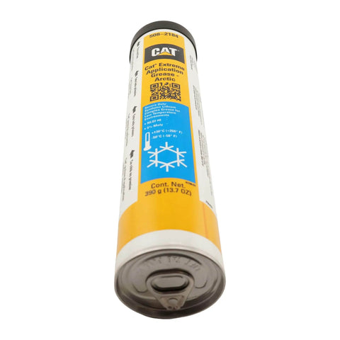 Arctic Extreme Application Grease 390 Gram Cartridge, semisynthetic lithium complex for cold weather, side view.