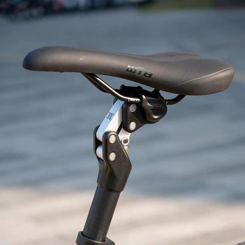 Shock Absorbing Suspension Seatpost With Four Bar Linkage For MTB Gravel Road And E-Bikes, 45mm Travel, Universal Fit