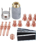 SL60 Plasma Cutter Spare Parts Kit for Cutmaster 52 and 82, includes nozzles, electrodes, consumables for reliable cutting performance.