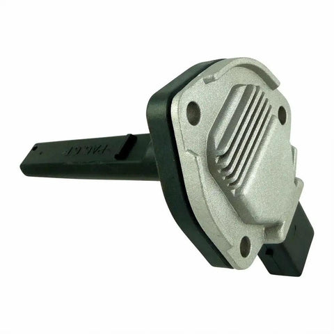 BMW Engine Oil Level Sender Sensor Replacement - Replaces OEM 12617508003, Built Tough For Heat And Vibration, Accurate Readouts, Easy Install, Long Lasting Vehicle Monitoring You Can Trust. Black and silver sensor unit