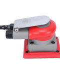 Ultra Sleek And Featherweight Pneumatic Random Orbital Sander And Polisher With 5mm Orbit And 10000Rpm Speed shown from the side on a white background.