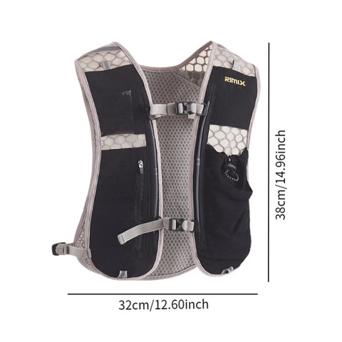 Hydration Vest And Pack For Running And Hiking Lightweight Water Rucksack Backpack With Reflective Straps For Men And Women