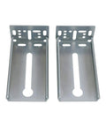 Rear Mounting Brackets For Drawer Slide 5 Pairs Set B4502 Cabinet Brackets And Drawer Track Guide For 1.77 In Width 45 Mm