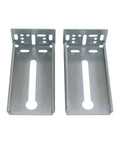 Heavy Duty Zinc Plated Rear Mounting Brackets For Drawer Slides Support Face Frame Cabinets, cold rolled steel hardware.