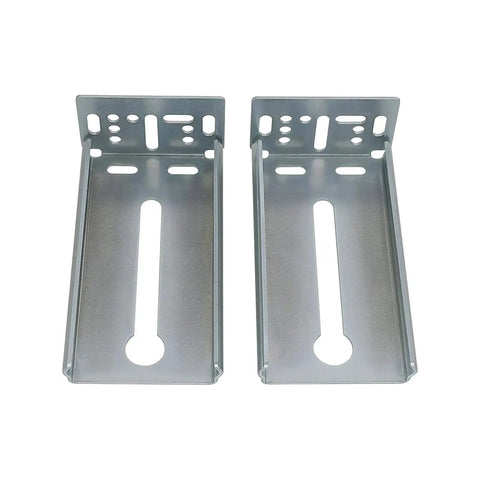 Heavy Duty Zinc Plated Rear Mounting Brackets For Drawer Slides Support Face Frame Cabinets, cold rolled steel hardware.
