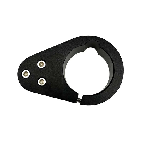32mm Heavy Duty Metal Level Vial For GPS GNSS Survey Pole crafted with durable black aluminum alloy clamp for secure attachment.