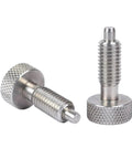 Beefy All Stainless Steel Spring Screw Bolts With Quick Pull Twist Lock System No Tap Or Drill Needed M16 fasteners for heavy duty fabrication.