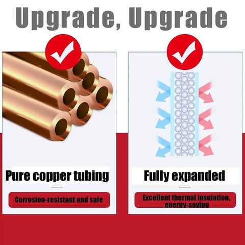 Image showcasing pure copper tubing for Massive Upright Freezer, Deep Freeze Cold Storage With Slick Casters And Tight Seal Lid.