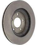 Centric 121.63067 C-Tek front brake rotor with five-lug hub pattern, metallic disc