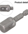 Ultimate 1 Inch Hex Shanks Socket Adapter Kit With 50Mm Extension Bars For Impact Drivers And Power Drills Plus Quick Change Chucks Accessories Made From Bombproof Chrome Vanadium Steel That Totally Kicks Ass And Gets The Job Done Right. 1 inch hex shank adapter, chrome vanadium steel