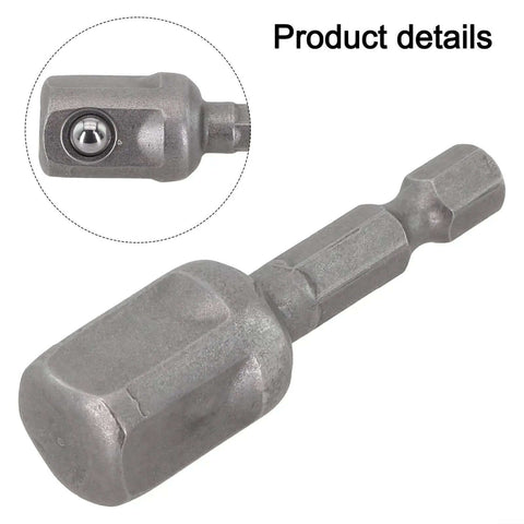 Ultimate 1 Inch Hex Shanks Socket Adapter Kit With 50Mm Extension Bars For Impact Drivers And Power Drills Plus Quick Change Chucks Accessories Made From Bombproof Chrome Vanadium Steel That Totally Kicks Ass And Gets The Job Done Right. 1 inch hex shank adapter, chrome vanadium steel