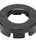 8 Way Bike Spoke Wrench Nipple Key in Molybdenum Steel for Wheel Truing and Rim Deformation Repair, top view of tool