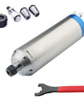 Badass 5500W 220V Water Cooled Spindle For CNC Router With ER25 Chuck, size 125mm, stainless steel material, precision cutting.