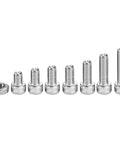 Top Notch 90 Piece Stainless Steel Hex Cap Screw Assortment Kit With Matching Nuts Includes 1/4 20 UNC Size Plus Rust Proof 304 Build For Heavy Duty Home Auto And Outdoor Repair Projects Guaranteed To Perform. Stainless steel hex cap screws and nut, assorted sizes