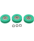 Nylon Planetary Gear Set For Electric Bike Hub Motor 36T Skew Gear With 608 Bearings, 3-pack shown with clips