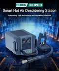 861 Pro Hot Air Rework Station with Intelligent Digital Display, 1300W, for PCB Repair shown on circuit board background