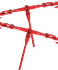 Beefy 13000 Lbs Ratchet Chain Binder 1/2 to 5/8 Inch 2 Pack Heavy Duty Load Binders With 46000 Lbs Breaking Strength For Trucks And Flatbeds