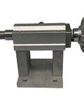 Precision Cnc Rotary Axis Tailstock With Adjustable Moving Center For Wood Routing Fast Fifty Millimeter Stroke view showing metal design and pointed end.