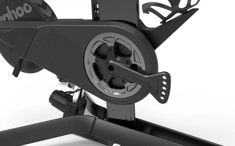 Close-up of KICKR Bike Pro Indoor Trainer With Realistic Flywheel Resistance And Integrated Motor detail view.