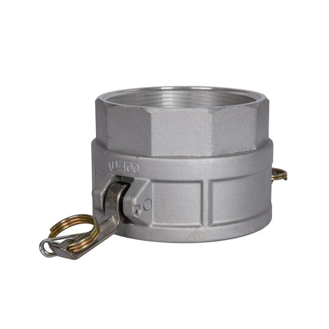 Heavy Duty Built Tough Quick Snap Connect No Sweat Setup For Garden Trucker Lines Corrosion Resistant Camlock Fittings Type D Female Coupler Npt Threads with steel pin