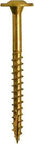 Low-Profile Cabinet Screws Eight by One and a Quarter Inch, Four Thousand Pack, Climatek Indoor Outdoor Coating, Washer Head