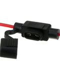 10 Pack Inline Blade Fuse Holder Add A Circuit For Mini ATM APM Fuses 12V 24V 32V 18 AWG Waterproof Car Fuse Adapter