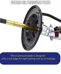 Portable Air Grease Pump With 50 To 1 Pressure Ratio For 5 Gallon Buckets, showing sealed oil pressure plate