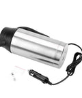 Portable Car Electric Kettle 750ml 24V Truck RV Compatible Hot Water Boiler for Brewing coffee, tea, or baby formula.
