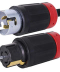 Heavy Duty Rock Solid Locking Extension Cord CS8365C To CS8364C 100 Foot 50Amp 250Volt SOOW Outdoor Power Cable connectors