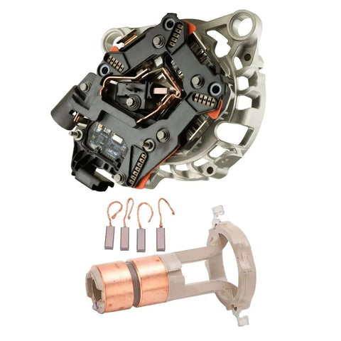 Straight Up Reliable Alternator Slip Ring Brush Set For Valeo Heavy Duty Copper Repair Kit Direct Match Oe 230090 with four brush blades