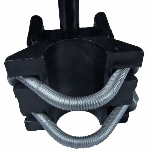 Push Style Pool Gate Latch for Chain Link Fences, fits one and three eighths inch gate frames and two and three eighths inch posts