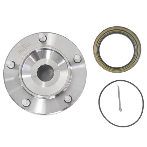 2 Pack Front Wheel Hub Bearing Assembly For Toyota Sequoia 2008 To 2021 And Toyota Tundra 2007 To 2021 4WD Front Left Or Front Right OE Replacement With Beefy Sealed Bearings And Easy Install showing hub and bearings components
