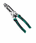 10 In 1 Wire Stripper Tool For Copper Aluminum And Steel Wires Heavy Duty Multifunction Cable Cutter with green handle