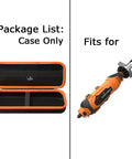Hard Storage Case For Electric Chainsaw Sharpener And Sharpener Kit Travel Case With Soft Lining EVA Waterproof Protective Box open view